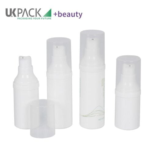 white airless pump bottle 30ml