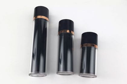 black rotary airless pump bottles