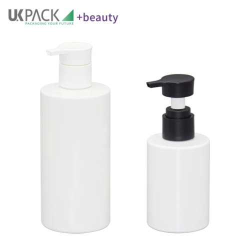 plastic pet lotion bottle 200ml 150ml 300ml 400ml with flat pp pump head