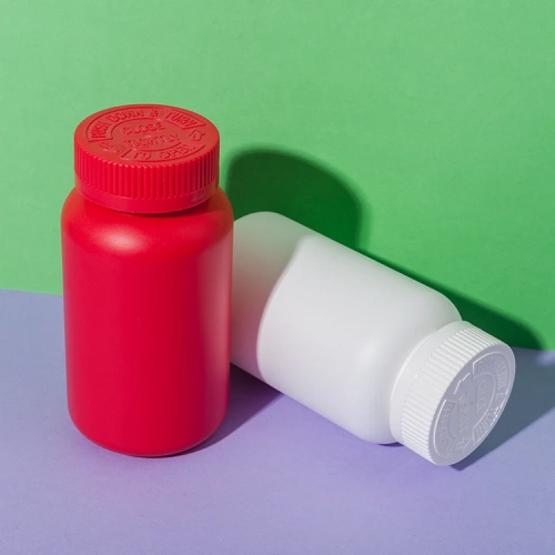 HDPE plastic 250cc blank vitamin bottle - 1