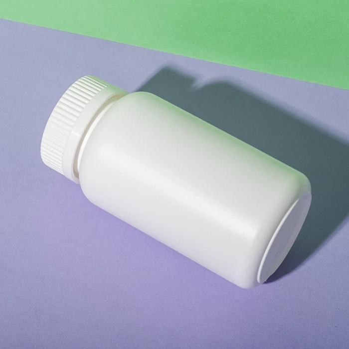 white hdpe plastic 170cc packer bottle for supplement - 4