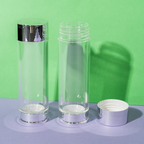 ps clear cylindrical supplement bottle 50ml - 1