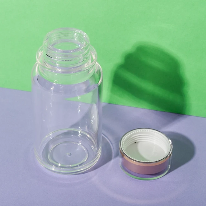 ps plastic clear pill bottle 120ml - 3