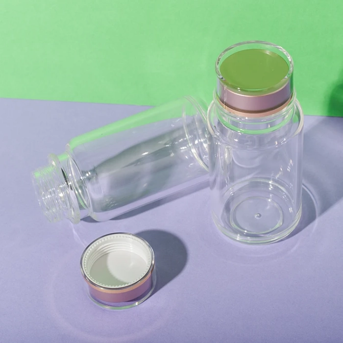 ps plastic clear pill bottle 120ml - 4