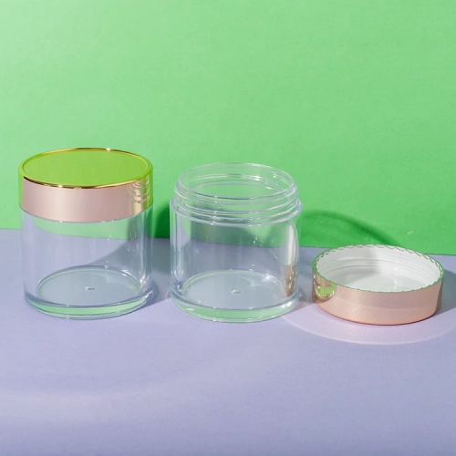 ps plastic clear supplement jar 50ml - 1