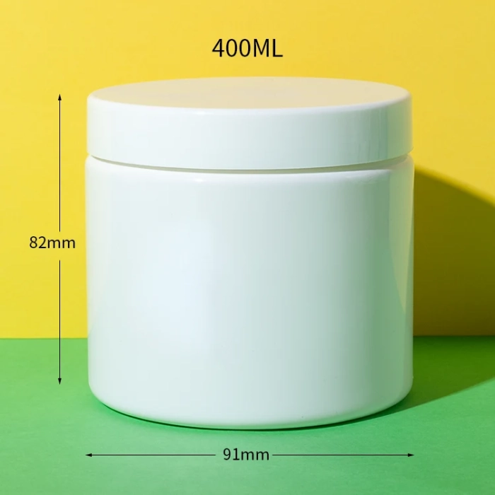 pet plastic hair souffle container 400ml - 1