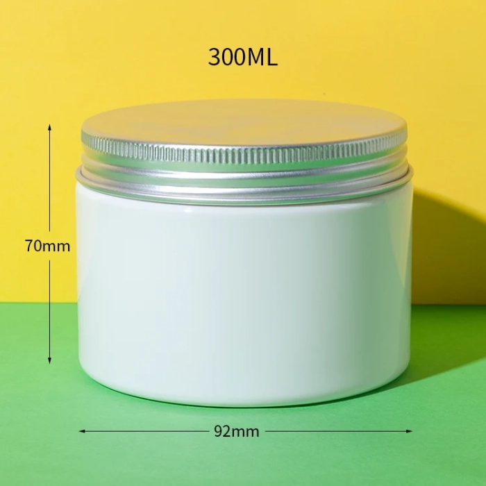 pet plastic hair wax container 300ml - 1