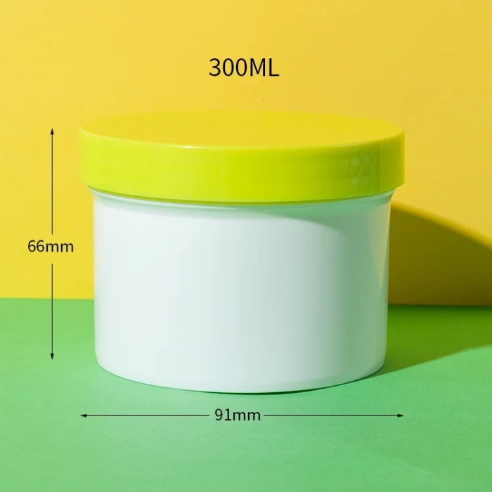 pp plastic hair butter container 300ml - 1