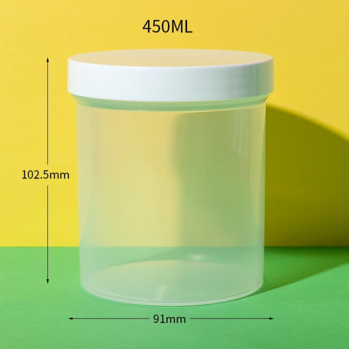 pp plastic hair butter container 500ml - 1