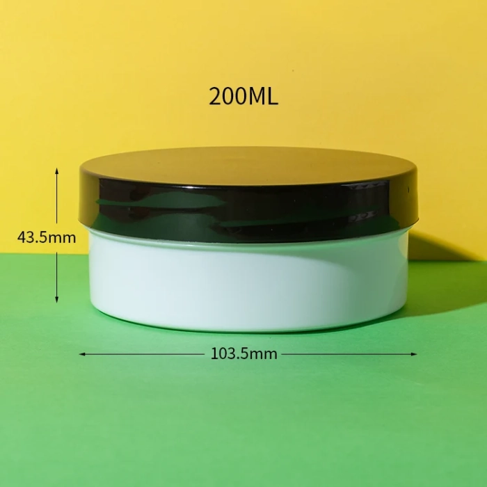 pp plastic hair clay container 200ml - 1