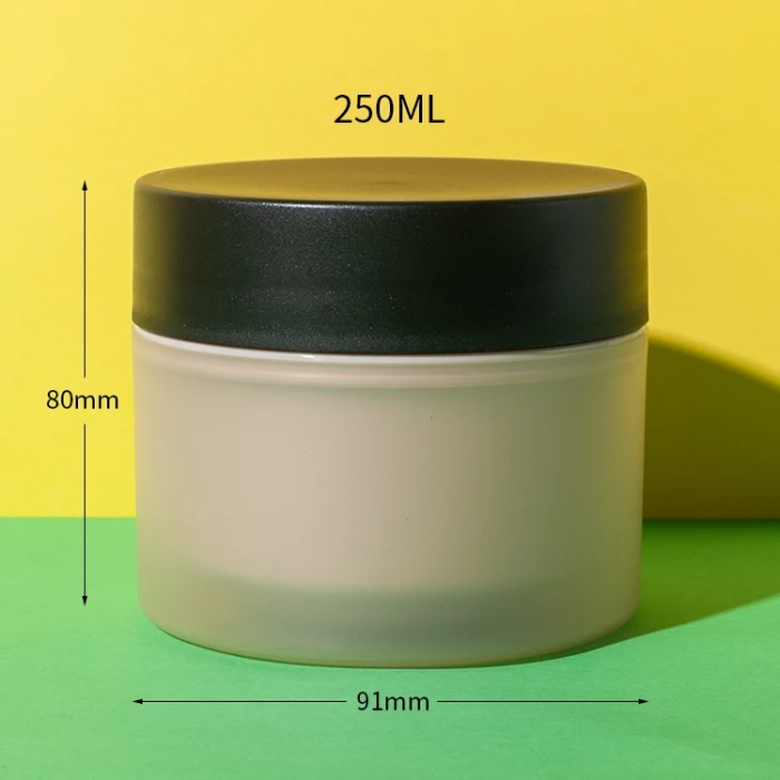 pp plastic hair pomade container 250ml - 1