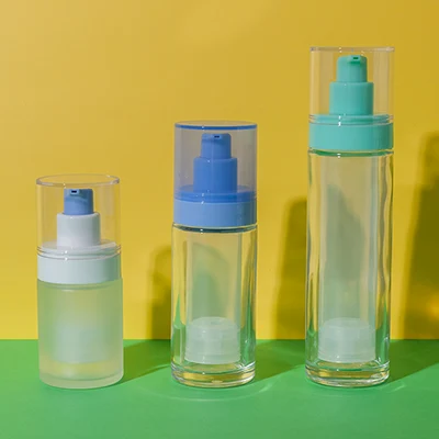 refillable glass airless pump bottles 15ml 30ml 50ml - 3