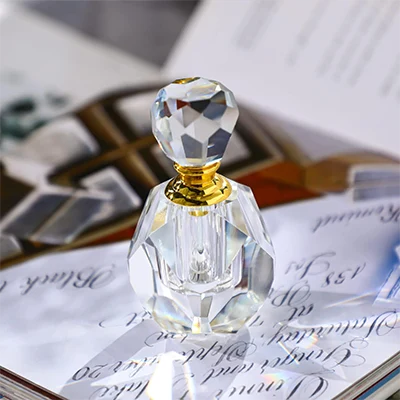 glass stopper perfume bottle - 1