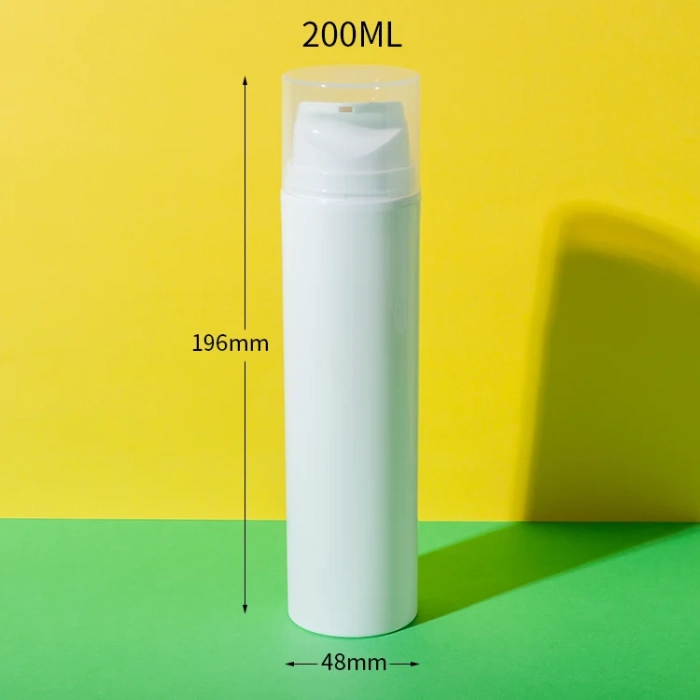 pp plastic airless hair balm bottle 200ml - 2