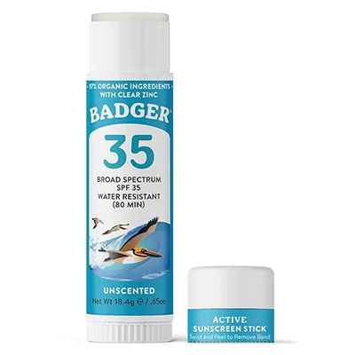 Badger Face Sunscreen Stick