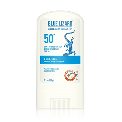 Blue Lizard Sensitive Mineral Sunscreen Stick SPF 50+