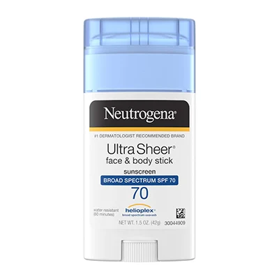 Ultra Sheer® Face + Body Stick Sunscreen Broad Spectrum SPF 70