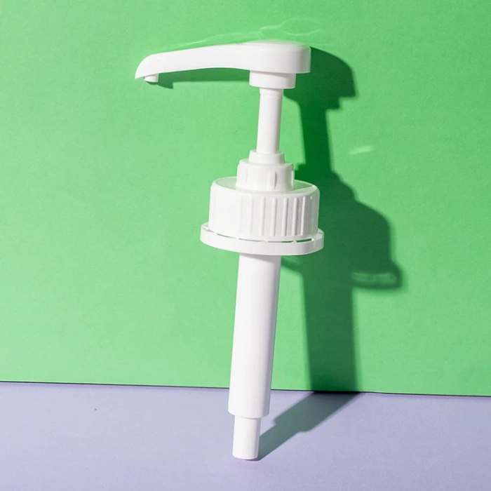 ribbed 43-410 syrup pump with tamper evident cap 5ml - 1