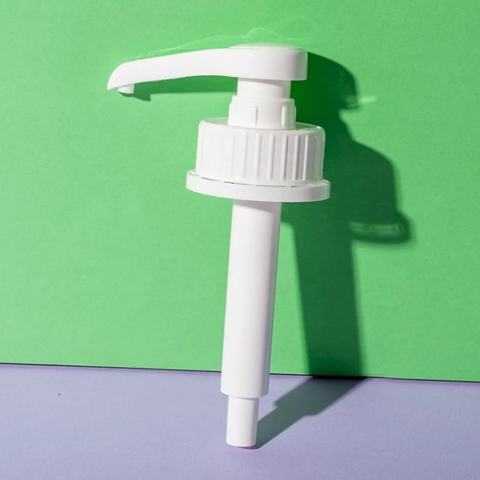 ribbed 43-410 syrup pump with tamper evident cap 10ml - 4