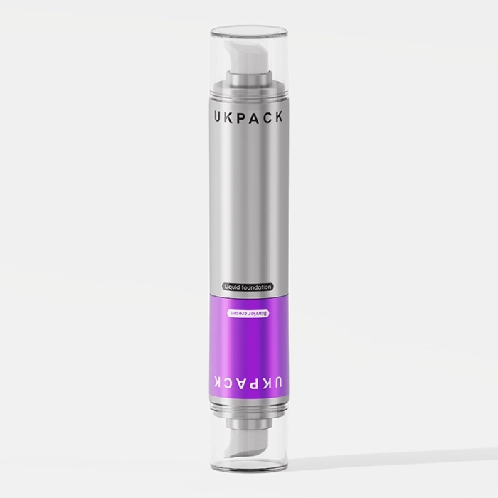 detachable dual chamber airless bottle - 10ml and 30ml - 6